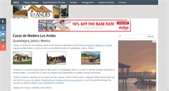Desktop Screenshot of casaslosandes.com